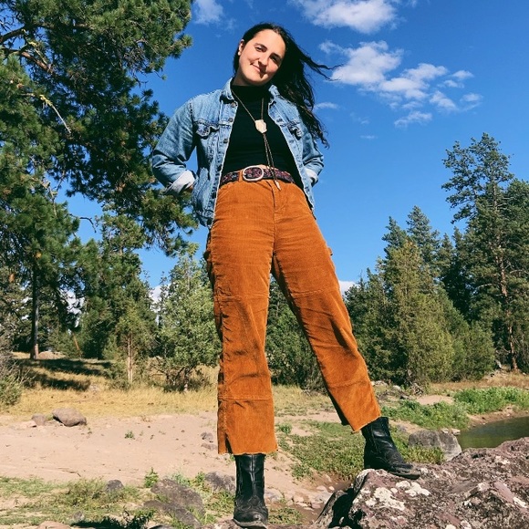 BDG Pants - Urban Outfitters BDG Kick Flare High-Rise Corduroy